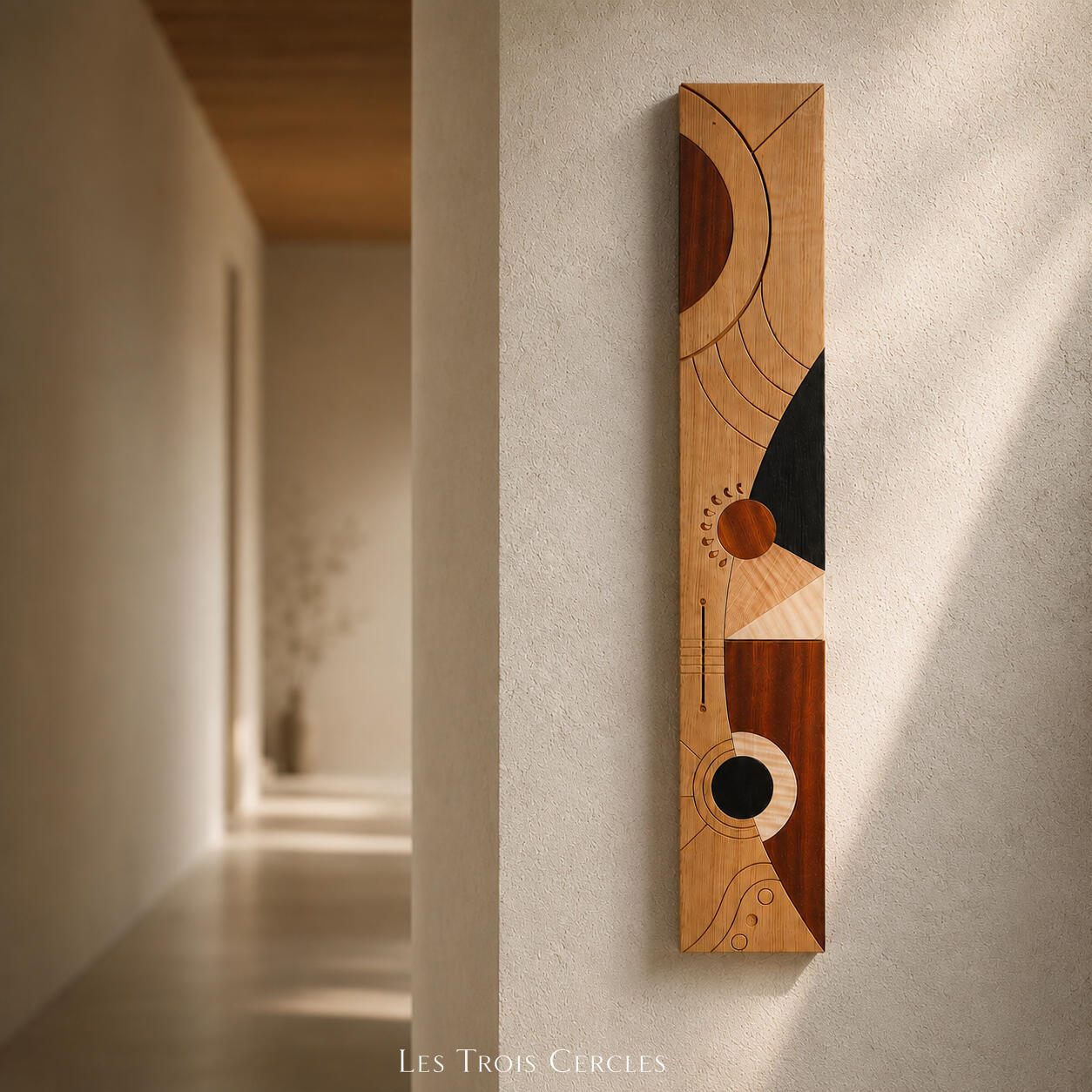 Tableaux de marqueterie contemporaine - Les Trois Cercles